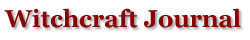 Witchcraft Journal
